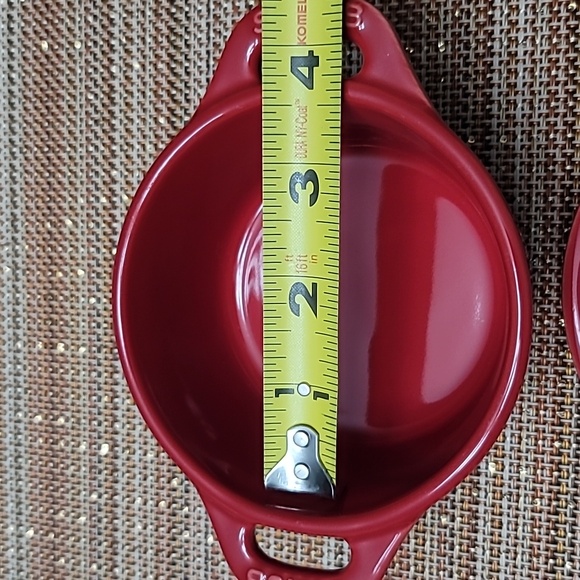 STAUB Ceramic Red 10cm Mini Round Cocotte, NWOT - Picture 7 of 8